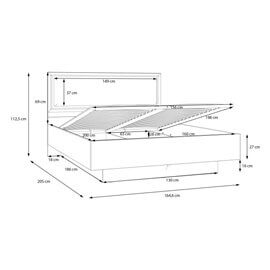 Penkridge Łóżko z pojemnikiem PQRL4162-M848A Penkridge Łóżko z pojemnikiem PQRL4162-M848A #7